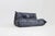 Vintage Togo Two-Seater Sofa in Blue Leather by Michel Ducaroy for Ligne Roset, 1990s For Sale - Image 9 of 10
