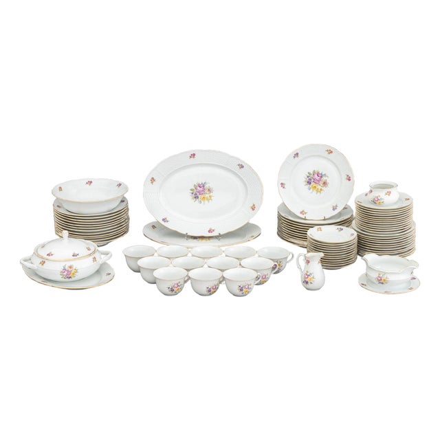 Thun Bohemia Porcelain Dinner Service for 12 For Sale