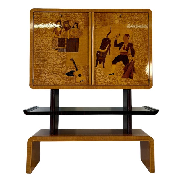 Bar Cabinet by Cassi Ramelli for Archivio Anzani, 1936 For Sale
