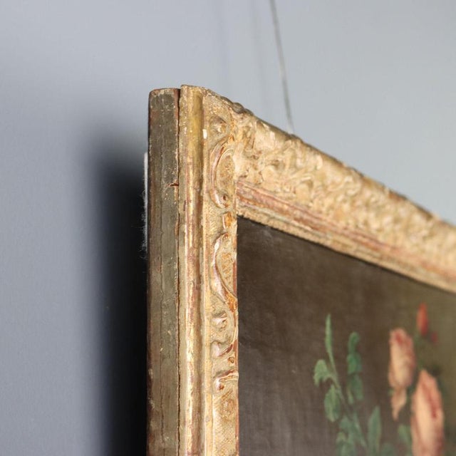 Elise Le Barbier Bruyère, Still Life, 1824, Oil on Canvas, Framed For Sale - Image 10 of 12