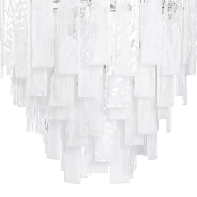 Traditional Regina Andrew Glacier Water Glass Chandelier, Small For Sale - Image 3 of 8