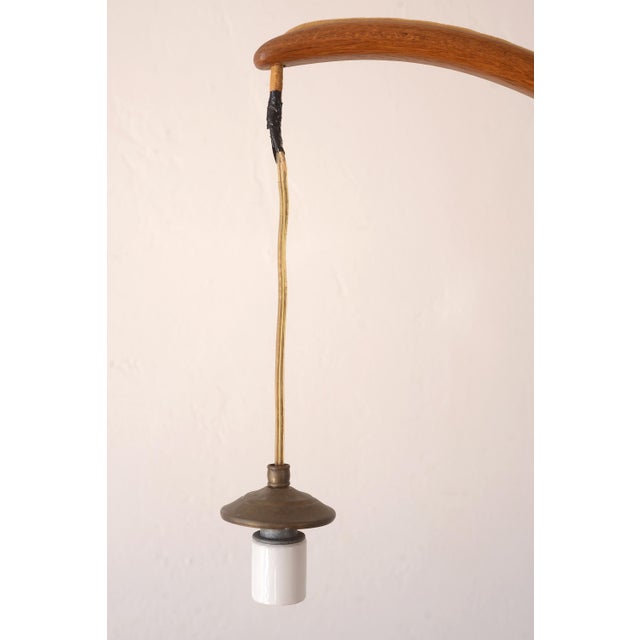 Vintage Danish Modern Sculptural Teak Floor Lamp For Sale - Image 9 of 18