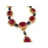 Bochic "Baroque" Ruby, Blue Sapphire & Multi Sapphire In 18K Gold and silver For Sale - Image 16 of 18