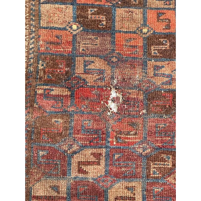 Antique Distressed Turkmen Tribal Rug, 1890s For Sale - Image 14 of 18