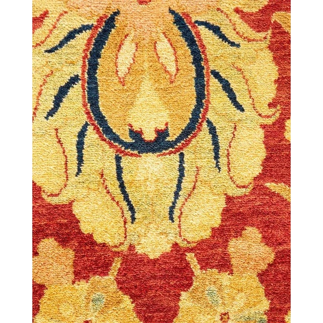 Traditional Mogul, One-of-a-Kind Hand-Knotted Area Rug in Orange, 8' 0" x 10' 2" For Sale - Image 3 of 8
