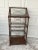 Contemporary Vintage Iron & Glass Étagère Display Shelf For Sale - Image 3 of 12