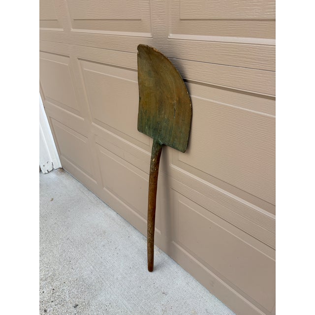 Farmhouse Antique 19th Century Hand Made Wooden Grain Shovel For Sale - Image 3 of 8