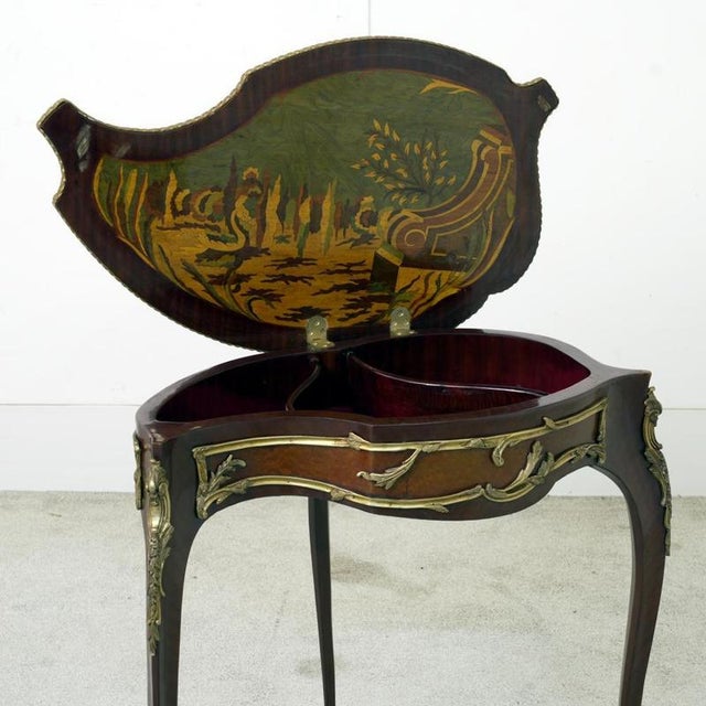 Louis XV Revival French Side Table, 1890s For Sale - Image 4 of 7