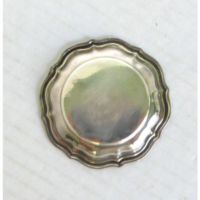 Silver Vintage Sterling Silver Italian Individual Salt & Pepper Shakers, Small Dish & American Petite Caviar Vodka Cups- 11 Pieces For Sale - Image 8 of 15