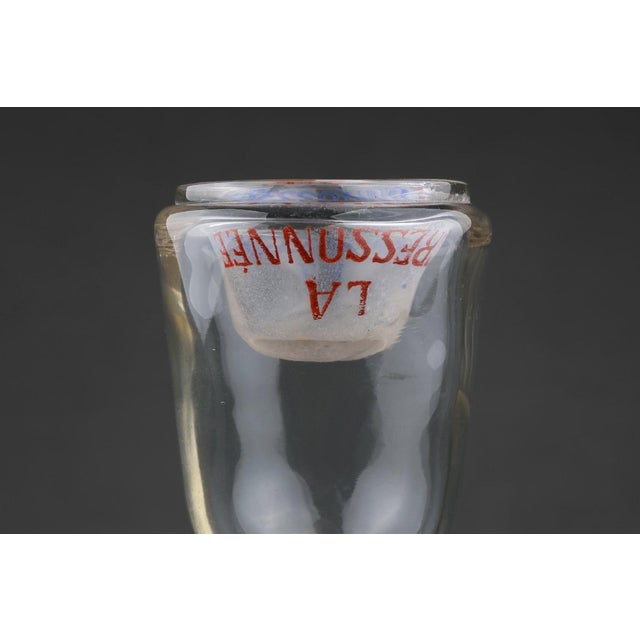 French Absinthe Glass Carafe from La Cressonnée For Sale - Image 5 of 11