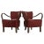 Set of Art Deco Armchairs H-237 attributed to Halabala, 1930 For Sale