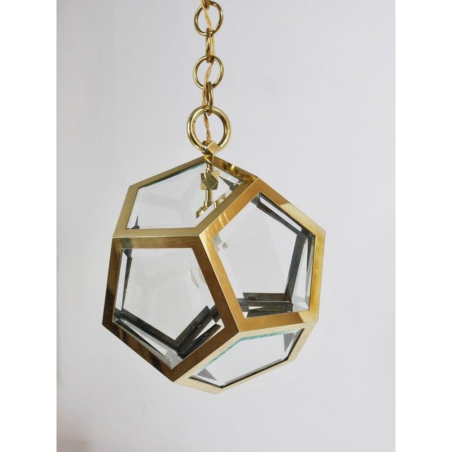 Pendant Lamp Chandelier by Friedrich Otto Schmidt for Adolf Loos Dodekaeder, 1900s For Sale - Image 14 of 18