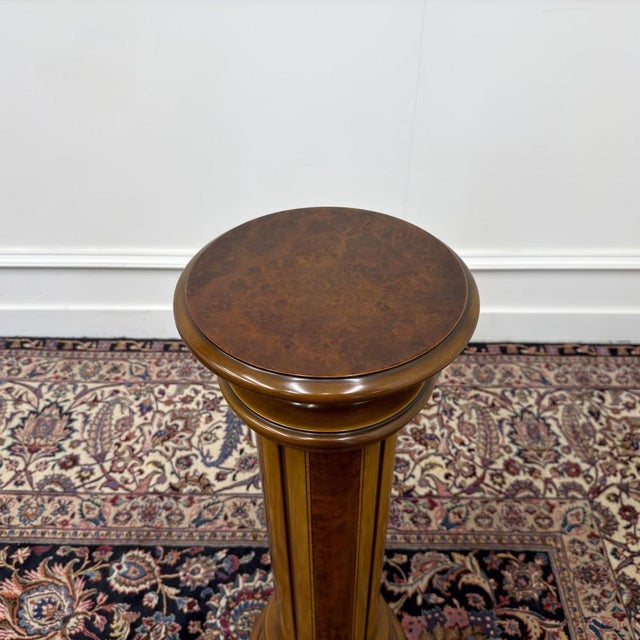 Italian Column in Burl For Sale - Image 3 of 9