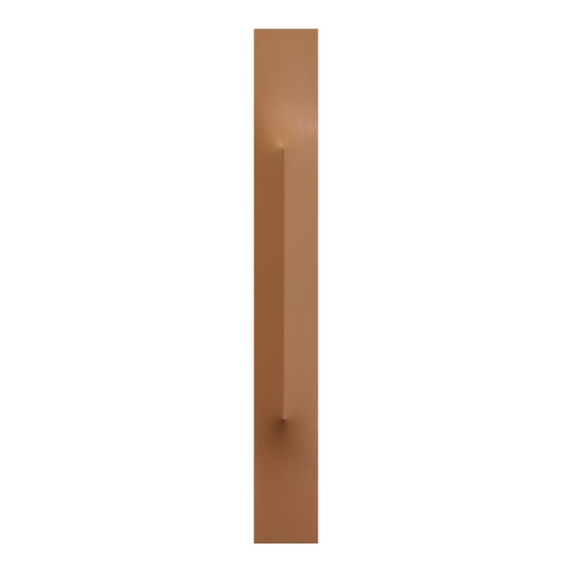 Light CDM 10-51 - Multi-Dimensional Minimalist Brown Abstract Sculptural Artwork by Len Klikunas For Sale