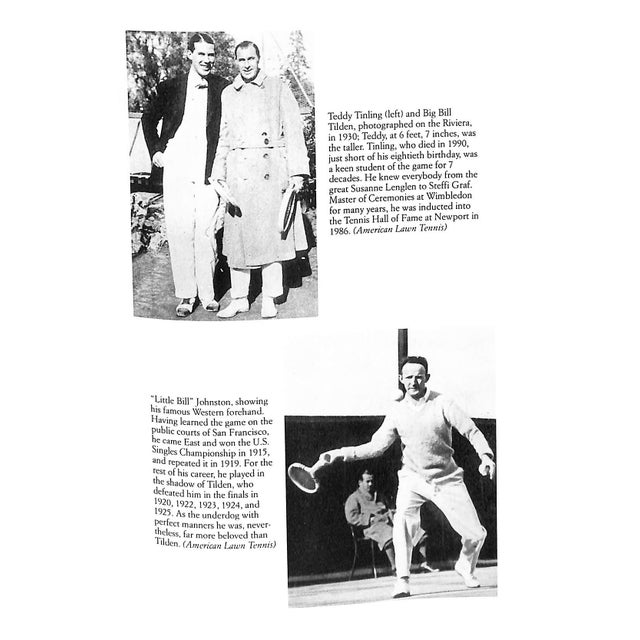 1990s "Sporting Gentlemen: Men's Tennis From the Age of Honor to the Cult of the Superstar" 1995 Baltzell, E. Digby For Sale - Image 5 of 9
