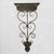 1990s Vintage Massive Dark Brown Iron Scroll Wall Sconce Bracket Shelves- a Pair For Sale - Image 5 of 8