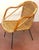 Pair of Italian Bamboo and Rattan Club Chairs Attributed to Franco Albini, Italy For Sale - Image 9 of 12