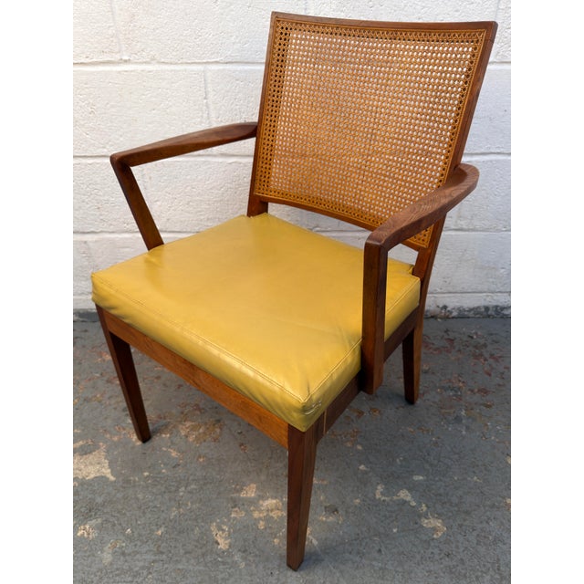 Set of Six Mid-Century Walnut and Cane Dining Chairs by Glenn of California For Sale - Image 17 of 18