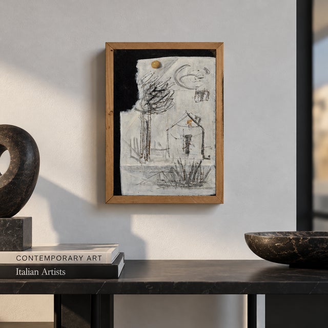 Massimo D'orta, Childhood #2, 2006, Mixed Media on Canvas, Framed For Sale - Image 3 of 4