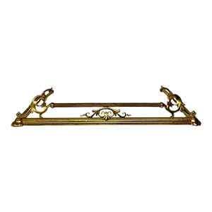 Brass Fireplace Fender Vintage