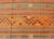 Colorful Vintage Embroidered Kilim With Stripe's and Geometric Motifs 6' X 12 For Sale - Image 10 of 11