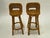 Mid Century Modern Woven Rattan Barstools - a Pair For Sale - Image 13 of 13