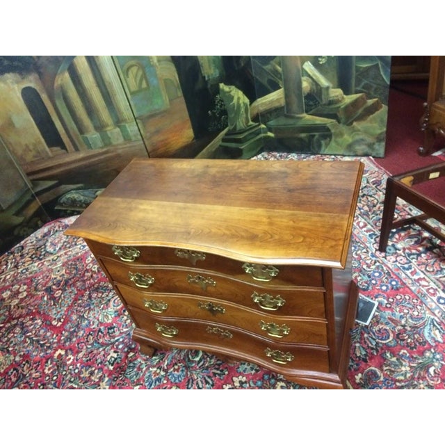 Wood Vintage Bachelor Chest, Four Drawer Chest, Statton Furniture For Sale - Image 7 of 16