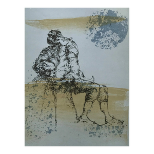 1979 Luc Simon Original Lithograph Untitled 10