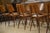 Vintage Brown Oak Chairs, 1960s, Set of 10 For Sale - Image 6 of 11