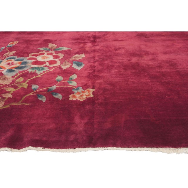 Early 20th Century Antique Chinese Art Deco Rug, 08'09 X 11'06 For Sale - Image 5 of 14