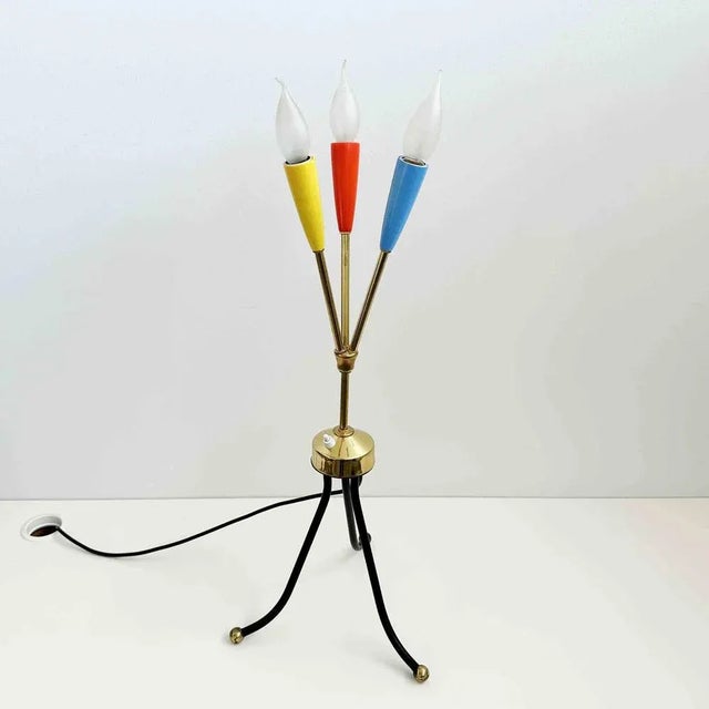 Table Lamp in the style of Sputnik, Germany, 1960s For Sale - Image 9 of 9