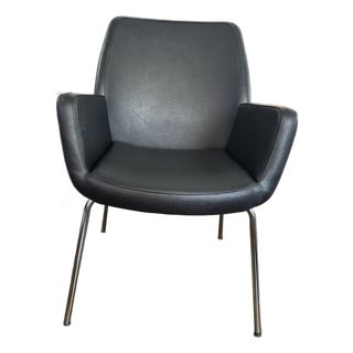 Modern Coalesse and Steelcase Bindu Black Chair For Sale