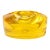 Mid-Century Modernist Citrine Crystal Ashtray Signed Moser For Sale