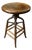 Antique S. Bent & Bros. Industrial Swivel Stool For Sale