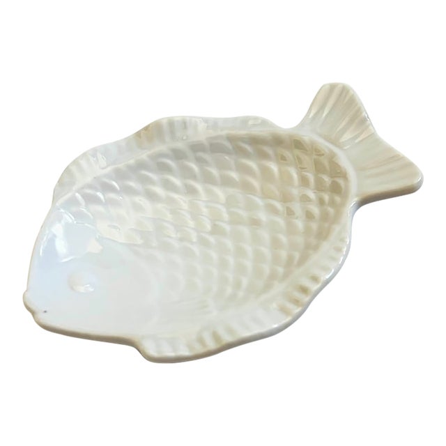 Vintage Ceramic Fish Tray, Made in Japan For Sale