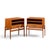 Arne Vodder for Vamo Sønderborg Mid Century Danish Teak Nightstands - Pair Each nightstand measures: 19.25 wide x 11.75...