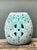 Vintage Patinated Ceramic Low Stool For Sale - Image 12 of 13