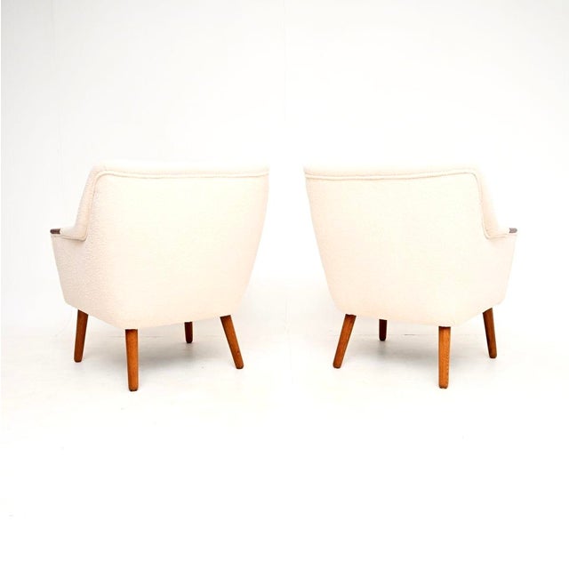 Vintage Danish Teak Lounge Chairs by Hans J. Wegner, 1960s, Set of 2 For Sale - Image 4 of 11