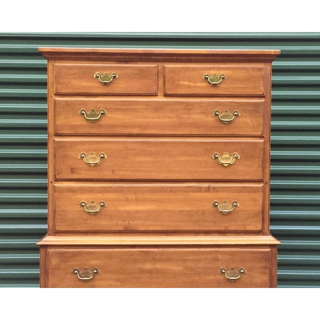 Ethan Allen 1776 Collection Maple Dresser Bureau Chairish