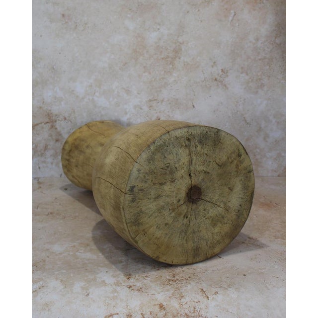 Tapered Wood Side Table For Sale - Image 3 of 4