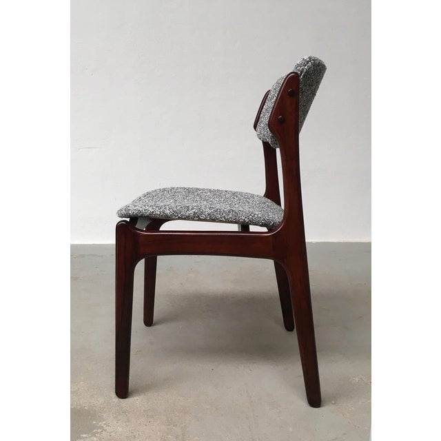 1960s Fully Restored Rosewood Dining Chairs from Erik Buch, Set of 12 For Sale - Image 5 of 16