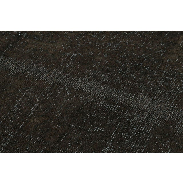 Vintage Persian Rug With Black and Brown Tones, From Rug & Kilim For Sale In New York - Image 6 of 7