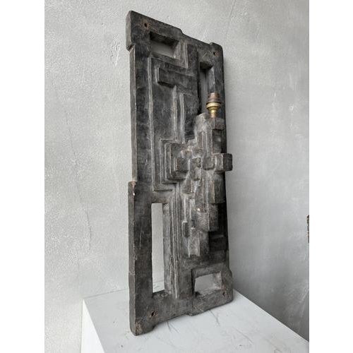 Sculpture Materials Brutalist Wall Lights, 1970s, Set of 2 For Sale - Image 7 of 10