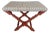 Buying & Design SRL Upholstered Stool, 2 Available For Sale