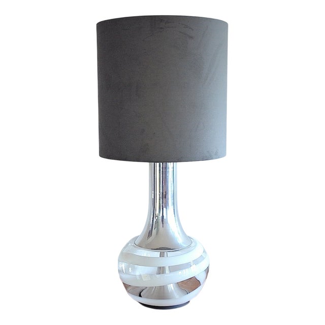 Large Glass Table Lamp from Doria Leuchten, 1970s For Sale