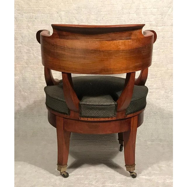 Wood Desk Chair, England, 1830s For Sale - Image 7 of 8