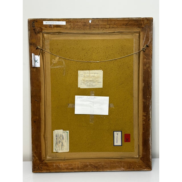 1970s Scottish Oil Painting Wild Flowers Heather Thistles Daisies by Danny Ferguson Rsw Rgi, Framed For Sale - Image 4 of 12