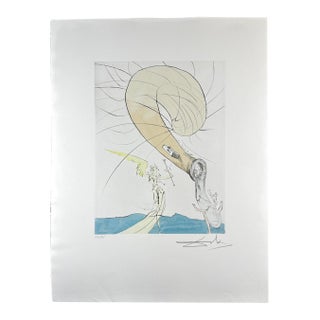 Salvador Dali After 50 Years of Surrealism Freud With Snail Head For Sale