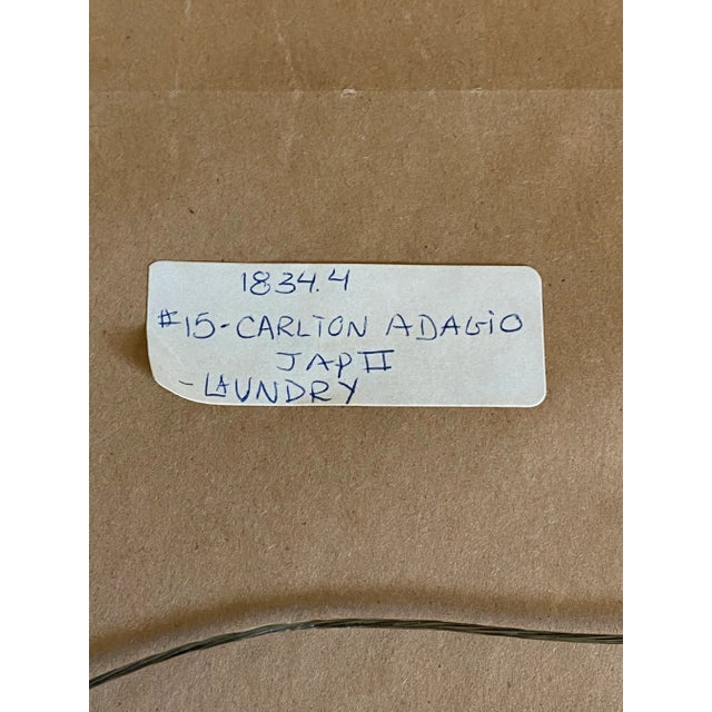 Vintage Asian Original Still Life Painting For Sale In Chicago - Image 6 of 8