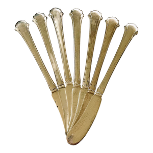 Sterling Towle Chippendale Butter Knives, Set of 7